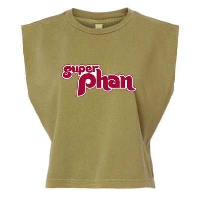Super Phan Philadelphia Super Fan Garment-Dyed Women's Muscle Tee