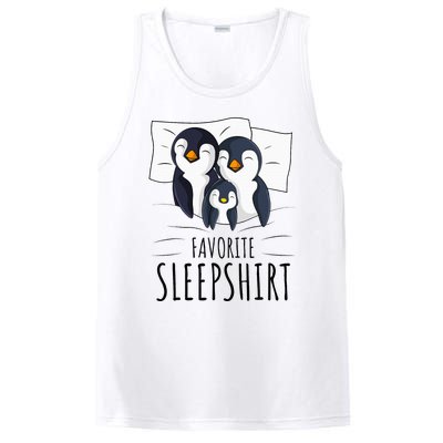 Sleeping Penguin Pyjamas Penguin Lover Favorite Sleepshirt PosiCharge Competitor Tank