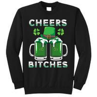 St. Patrick's Patricks Day Irish Cheers Bitches Lucky Beer Sweatshirt