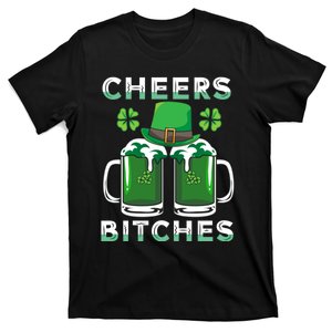 St. Patrick's Patricks Day Irish Cheers Bitches Lucky Beer T-Shirt