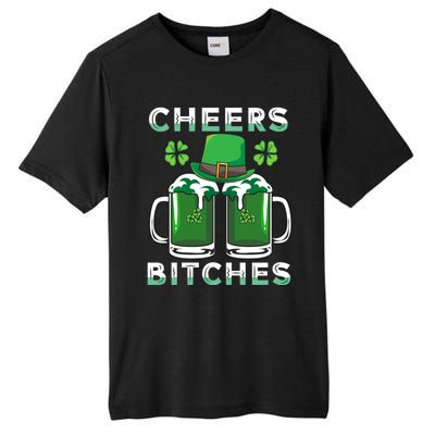 St. Patrick's Patricks Day Irish Cheers Bitches Lucky Beer Tall Fusion ChromaSoft Performance T-Shirt