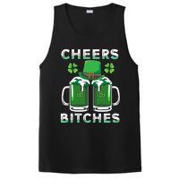 St. Patrick's Patricks Day Irish Cheers Bitches Lucky Beer PosiCharge Competitor Tank