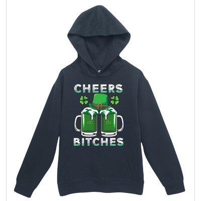 St. Patrick's Patricks Day Irish Cheers Bitches Lucky Beer Urban Pullover Hoodie