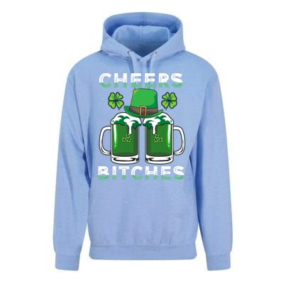 St. Patrick's Patricks Day Irish Cheers Bitches Lucky Beer Unisex Surf Hoodie