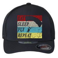 Skydiving Parachute Paraglide Vintage Flexfit Unipanel Trucker Cap