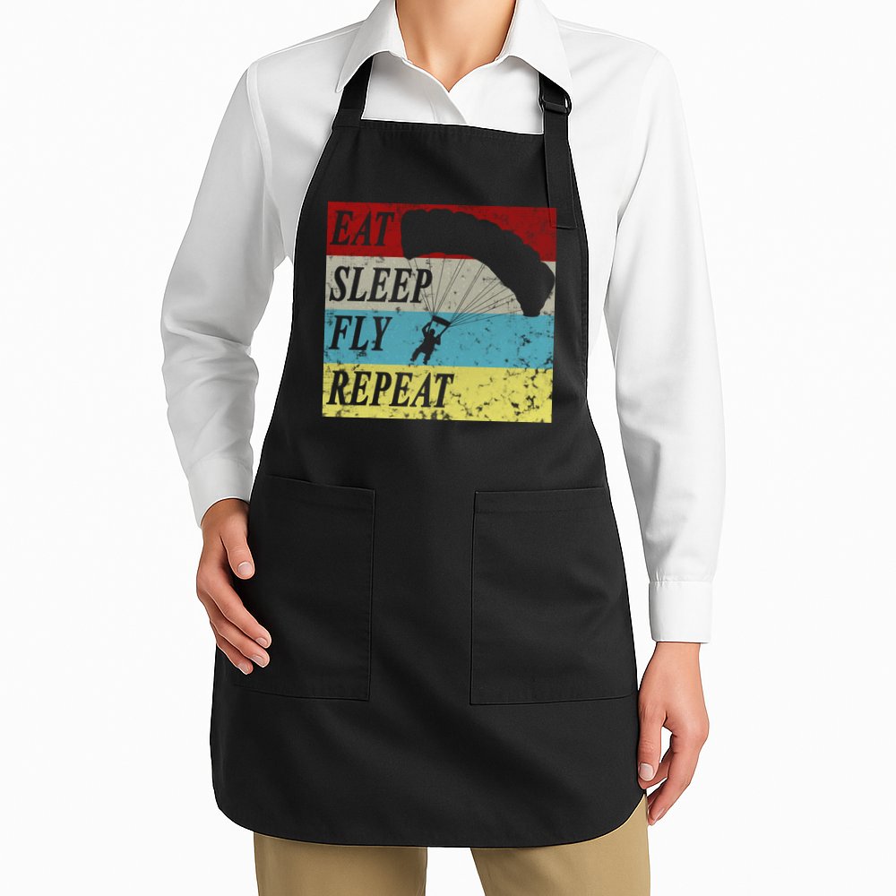 Skydiving Parachute Paraglide Vintage Apron
