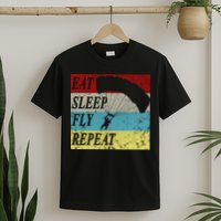Skydiving Parachute Paraglide Vintage T-Shirt