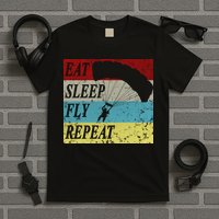 Skydiving Parachute Paraglide Vintage T-Shirt