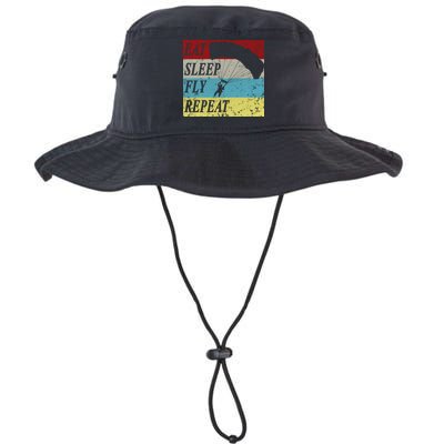 Skydiving Parachute Paraglide Vintage Bucket Hat