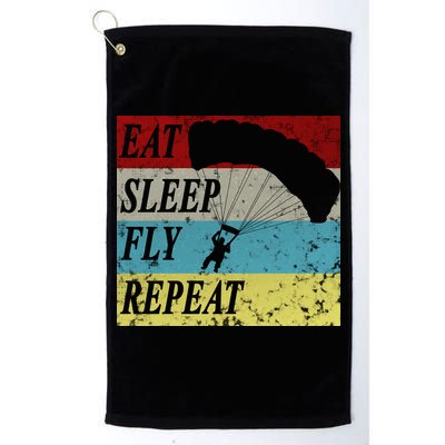 Skydiving Parachute Paraglide Vintage Golf Towel