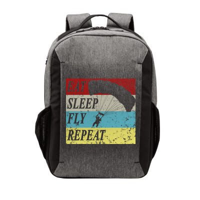 Skydiving Parachute Paraglide Vintage Vector Backpack