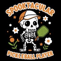 Spooktacular Pickleball Player Ghost Pumpkin Cute Gift Cooling Performance Crew T-Shirt