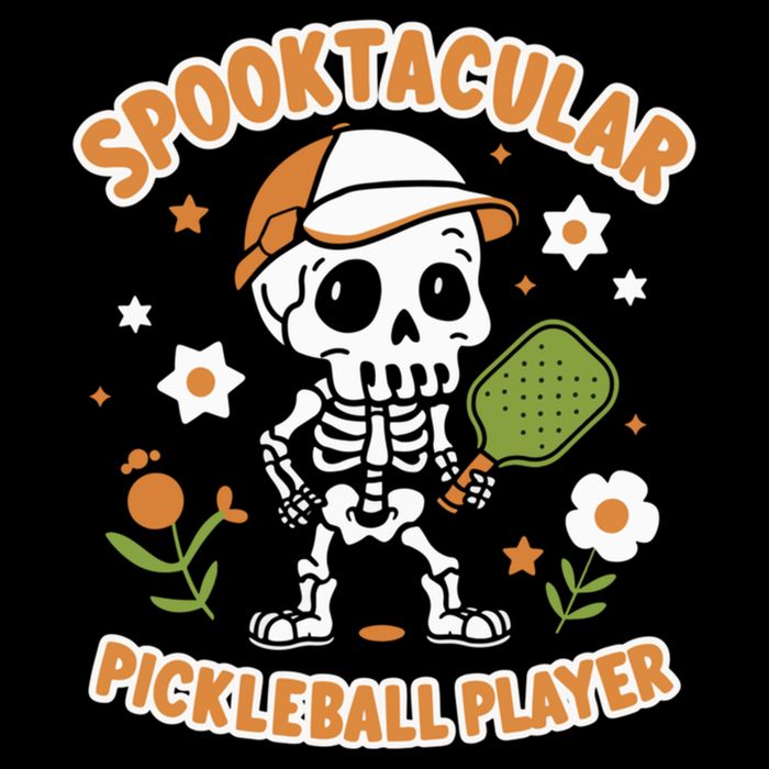 Spooktacular Pickleball Player Ghost Pumpkin Cute Gift Cooling Performance Crew T-Shirt