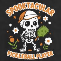 Spooktacular Pickleball Player Ghost Pumpkin Cute Gift Adult Drive Performance Visor