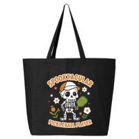 Spooktacular Pickleball Player Ghost Pumpkin Cute Gift 25L Jumbo Tote