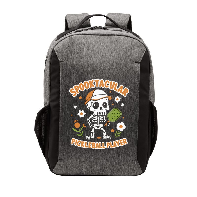 Spooktacular Pickleball Player Ghost Pumpkin Cute Gift Vector Backpack