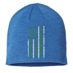 St Patrick`s Patricks Day Cloverleaf Irish America Flag Great Gift Sustainable Beanie