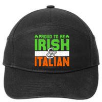 St. Patrick's Paddys Day Irish Italian Green Shamrock Gift 7-Panel Snapback Hat