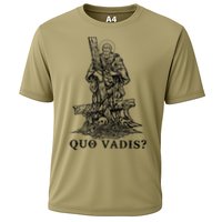 Saint Peter Quo Vadis Catholic Christian Jesus Cooling Performance Crew T-Shirt