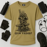 Saint Peter Quo Vadis Catholic Christian Jesus Cooling Performance Crew T-Shirt