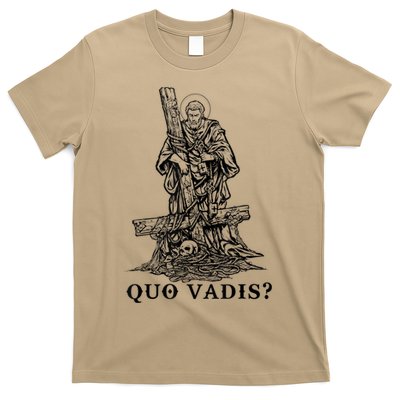 Saint Peter Quo Vadis Catholic Christian Jesus T-Shirt