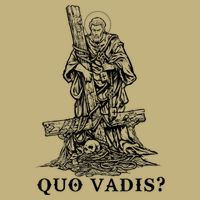 Saint Peter Quo Vadis Catholic Christian Jesus Button