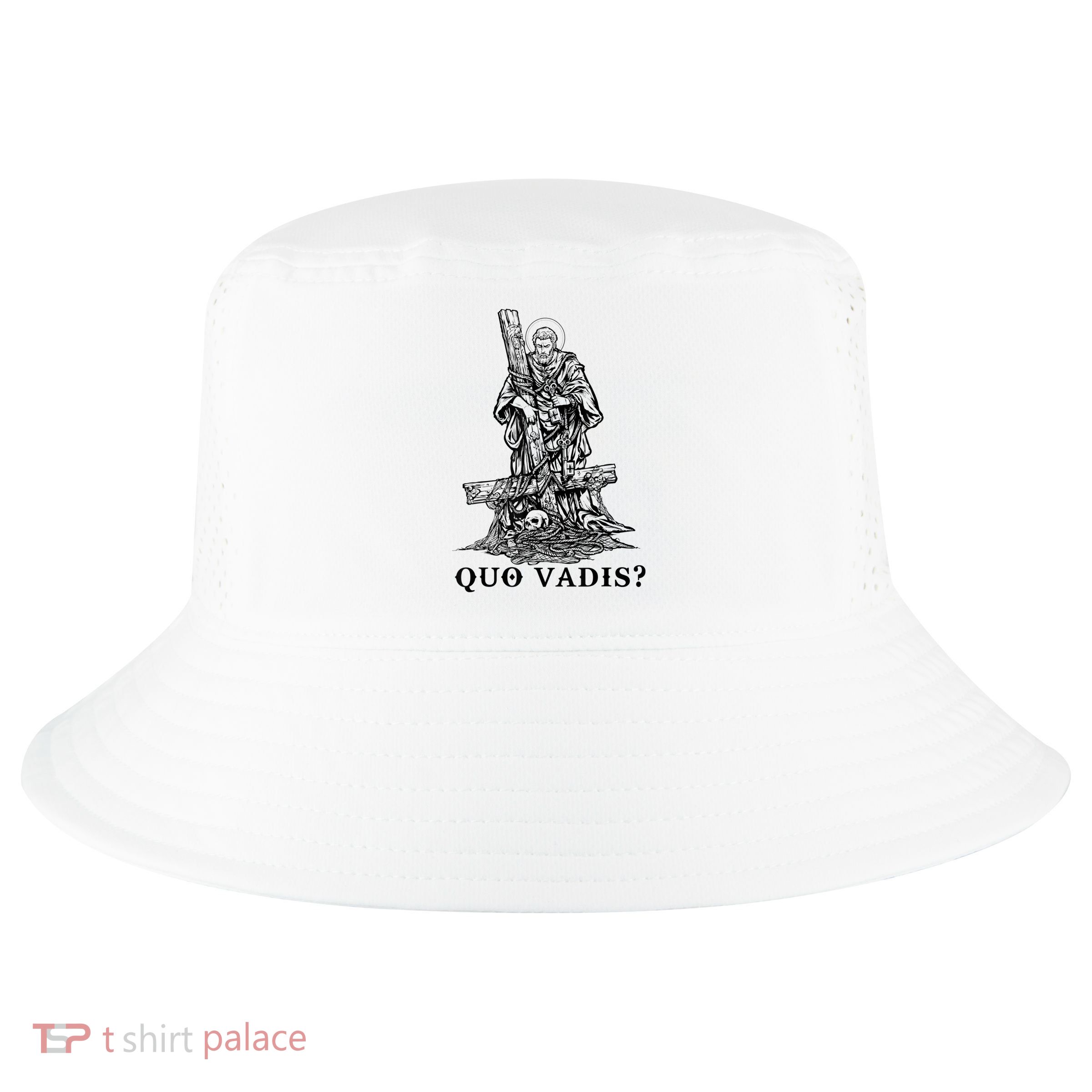 Saint Peter Quo Vadis Catholic Christian Jesus Cool Comfort Performance Bucket Hat