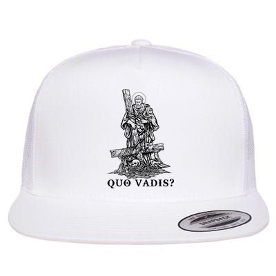 Saint Peter Quo Vadis Catholic Christian Jesus Flatbill Hat