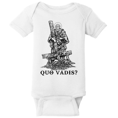 Saint Peter Quo Vadis Catholic Christian Jesus Baby Bodysuit