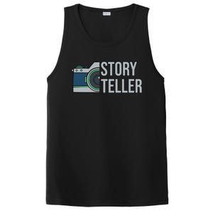 Storyteller Photography Quote Saying Camera For Photographer Gift PosiCharge Competitor Tank