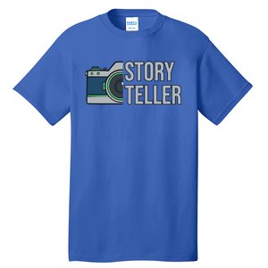 Storyteller Photography Quote Saying Camera For Photographer Gift Tall T-Shirt