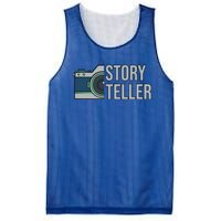 Storyteller Photography Quote Saying Camera For Photographer Gift Mesh Reversible Basketball Jersey Tank