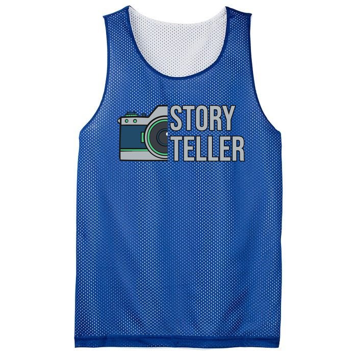 Storyteller Photography Quote Saying Camera For Photographer Gift Mesh Reversible Basketball Jersey Tank