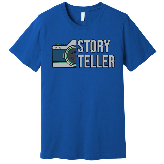 Storyteller Photography Quote Saying Camera For Photographer Gift Premium T-Shirt