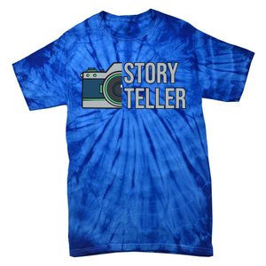 Storyteller Photography Quote Saying Camera For Photographer Gift Tie-Dye T-Shirt