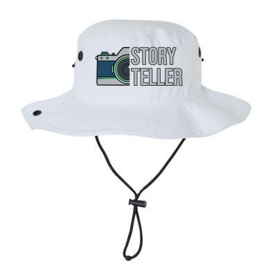 Storyteller Photography Quote Saying Camera For Photographer Gift Legacy Cool Fit Booney Bucket Hat