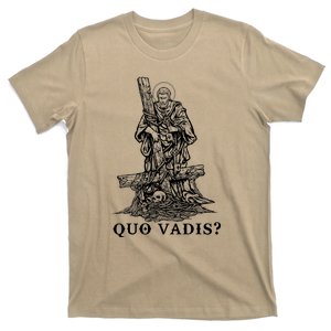 Saint Peter Quo Vadis Catholic Christian Jesus T-Shirt