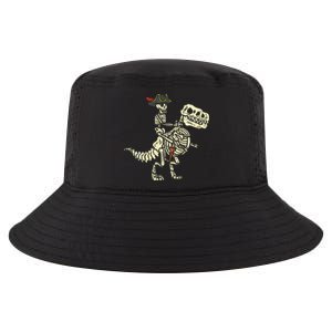 Spooky Pirate Riding Trex Halloween Costume Cool Comfort Performance Bucket Hat