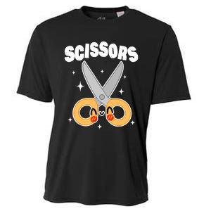 Scissors Paper Rock Halloween Costumes Group Cooling Performance Crew T-Shirt