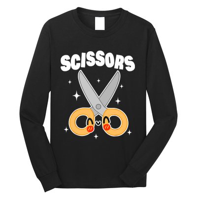 Scissors Paper Rock Halloween Costumes Group Long Sleeve Shirt