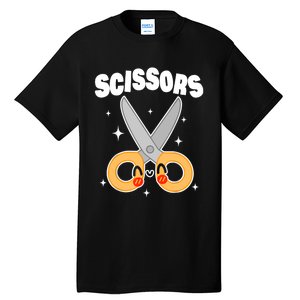 Scissors Paper Rock Halloween Costumes Group Tall T-Shirt