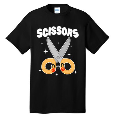 Scissors Paper Rock Halloween Costumes Group Tall T-Shirt