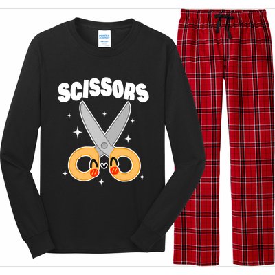 Scissors Paper Rock Halloween Costumes Group Long Sleeve Pajama Set