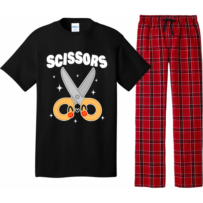 Scissors Paper Rock Halloween Costumes Group Pajama Set