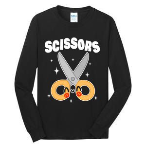 Scissors Paper Rock Halloween Costumes Group Tall Long Sleeve T-Shirt