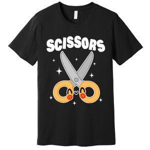 Scissors Paper Rock Halloween Costumes Group Premium T-Shirt