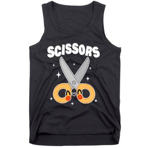 Scissors Paper Rock Halloween Costumes Group Tank Top