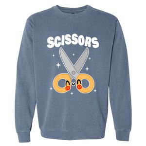 Scissors Paper Rock Halloween Costumes Group Garment-Dyed Sweatshirt