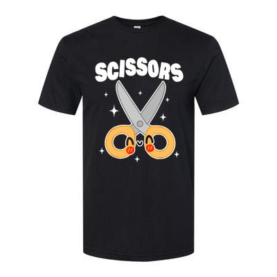 Scissors Paper Rock Halloween Costumes Group Softstyle CVC T-Shirt