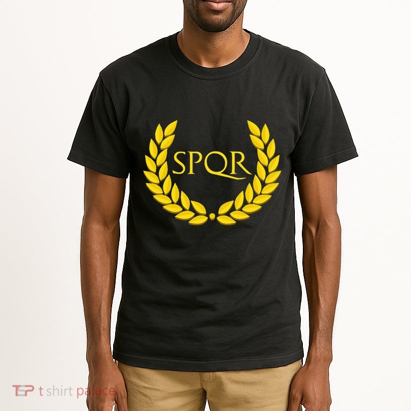Spqr Purple Roman Tall T-Shirt